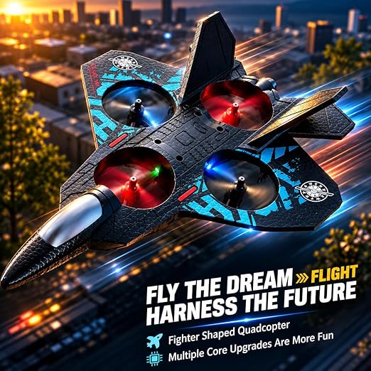 X33 Fighter Aircraft Drone - Remote Control Quadcopter